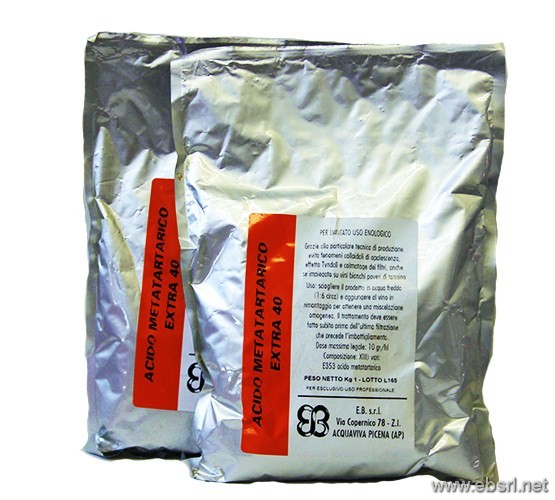 E353 - Acido Metatartarico 40 EB